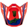 Alpinestars - S-M10 Deegan Visor Orng Fl/Prpl/Pnk Fluo (8980325-433-TU)