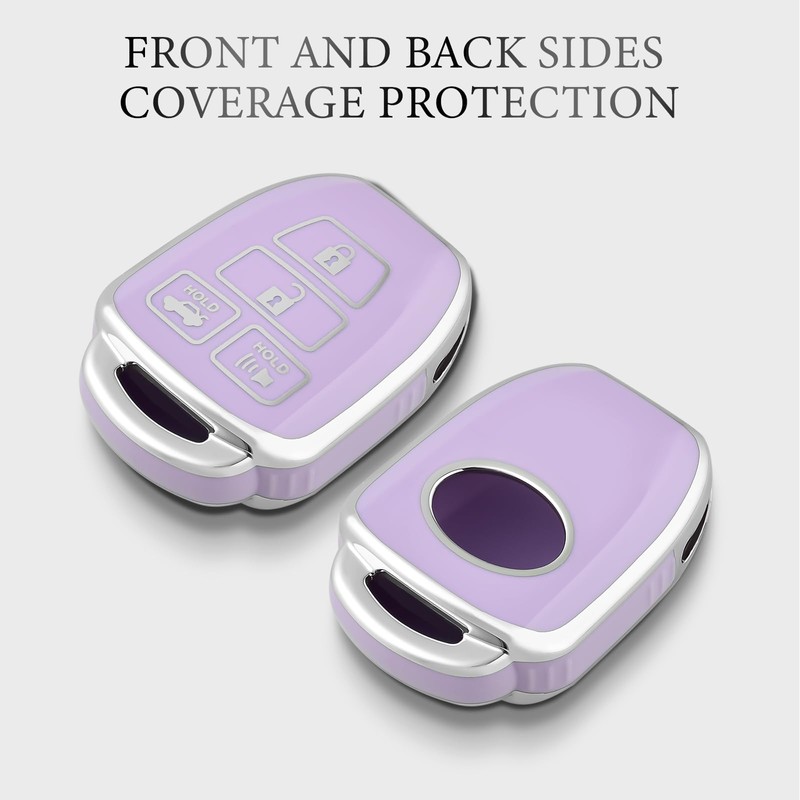 OFFCURVE Key Fob Cover for Toyota, Car Key Case for