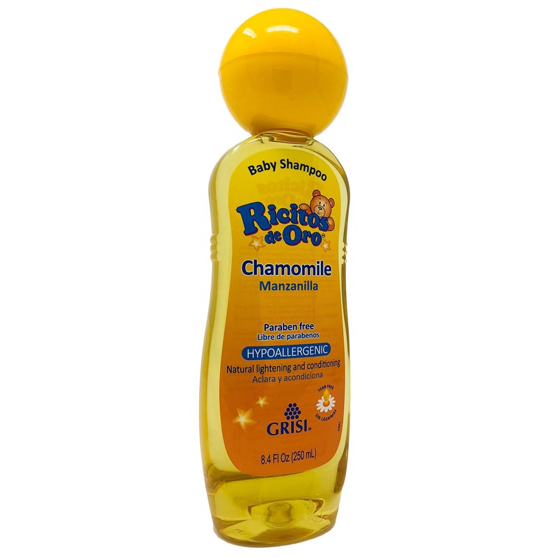 Ricitos de Oro Chamomile Baby Shampoo, Hypoallergenic Tear Free Baby