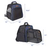LONABR Expandable Cat Carrier Collapsible Pet Backpack w/Breathable Mesh for