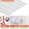 QDYMXUN Peel and Stick Chair Rail Panel Molding, 240''L x