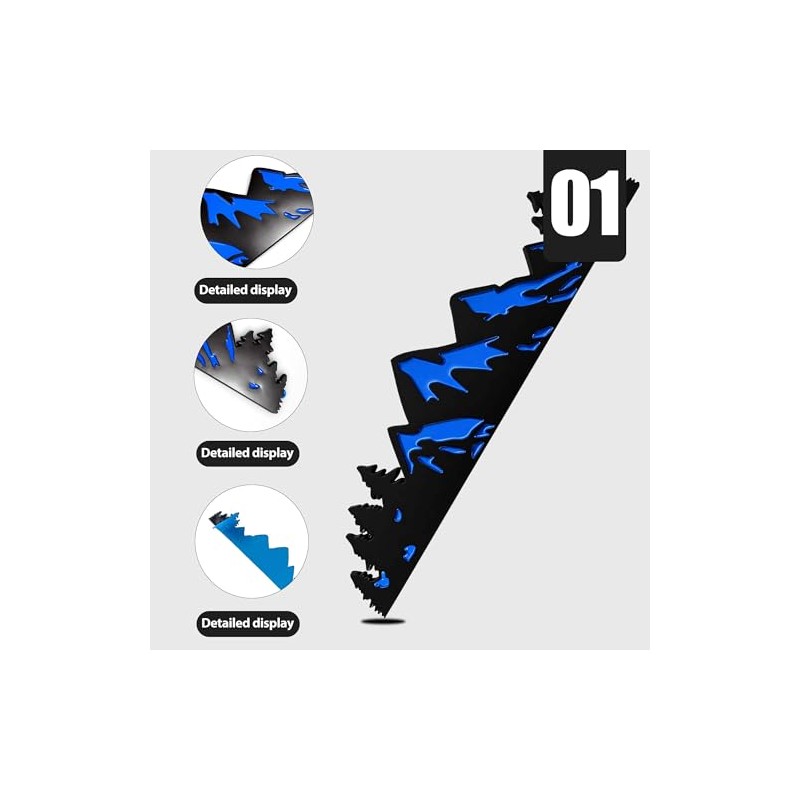 10 Inch Snow Mountain Graphic Logo Badge, Trunk Mountain Logo