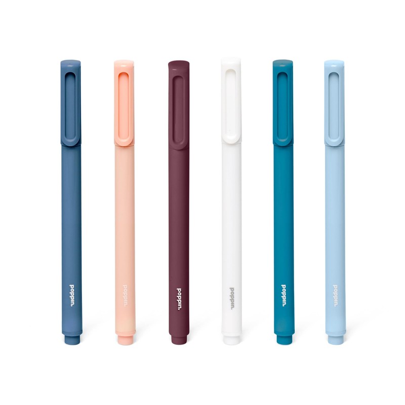 Poppin Signature Ballpoint Pens, Professional Office Pens, Medium Point 1mm,