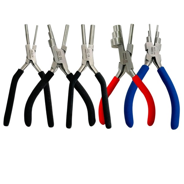 Set of 5pcs Wire Wrapping Pliers Loop and Hoop Making