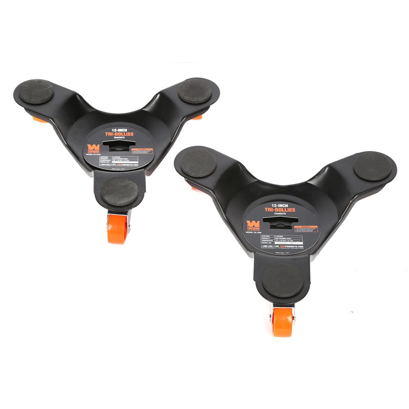 WEN DL1230 12-Inch 300-Pound Capacity Furniture Moving Tri-Dolly Set (2