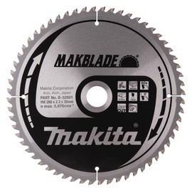 Makita Makblade SAEGE Blade 260 x 30 mm 60 oz, 32801