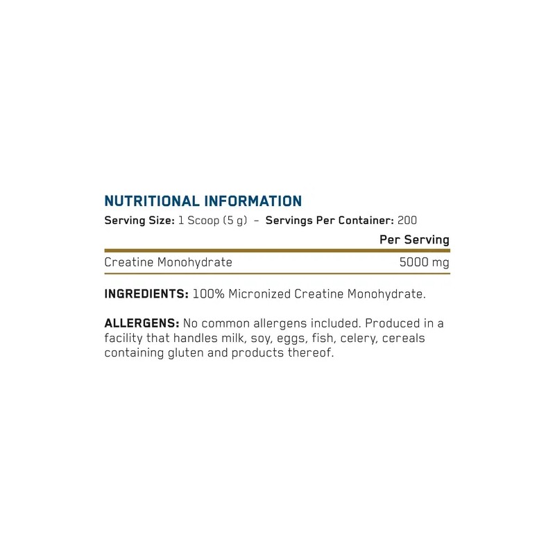 Applied Nutrition Creatina Monohydrate 1kg, 100% Micronizada