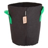 HORTOSOL Plant Bag Black Green (10 Litres - Diameter 22