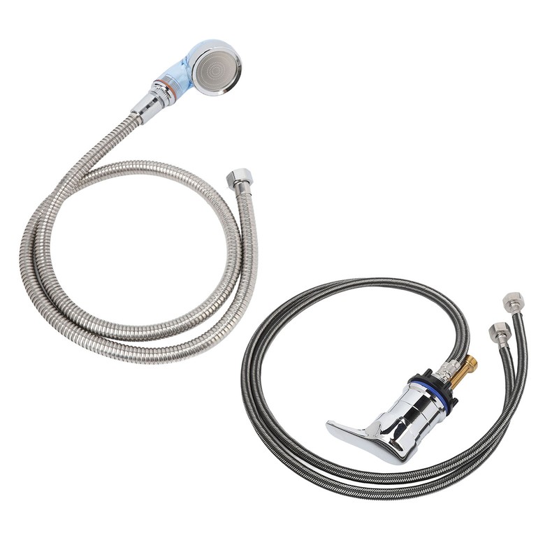 Salon Shampoo Bowl Faucet Sprayer Kit with 120cm Hose Mixing