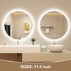 STARLEAD 32" LED-Bathroom-Mirror-with-Lights, Wall-Mounted with Bluetooth Speaker, Anti-Fog, 3 Color
