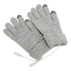 USB Heated Gloves Thicken Detachable Electronic Warming Knitted Gloves for