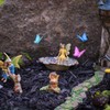 Treasure Gurus Mini 3pc Butterflies Outdoor Fairy Garden Miniature Butterfly