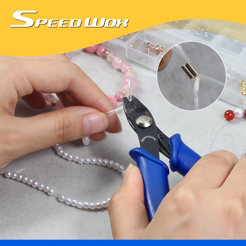 SPEEDWOX Bead Crimper Plier Bead Crimping Tool for Jewelry Making