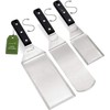 Stainless Steel Spatula Set - Heavy Duty Spatula and Scraper