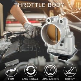 TUCKBOLD Throttle Body Assembly for Land Rover LR2 3.2L L6 - Gas 2011Consistent No.LR010814 | Body Actuator Silver Tone 1 Pcs