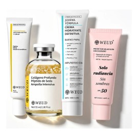 Weud Corea Kit Facial Colágeno Péptidos Niacinamida Spf50