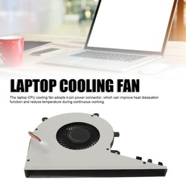 Laptop CPU Cooling Fan for Envy 17 AE 17T AE 17 AE100 17T AE100 17 AE143NG 17M AE111DX Touch 925461 001 925478 001, 4 Pin CPU Cooler Replacement