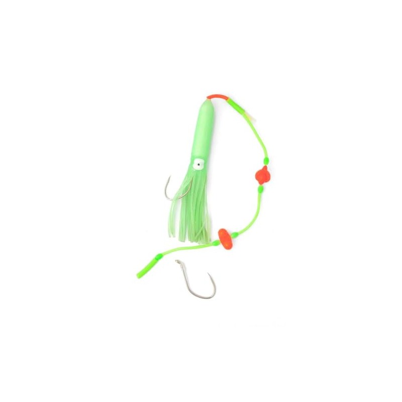 FLADEN Lung and Cod Octopus Double Hook Leader, 80 cm,