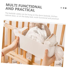 HOMSFOU Bedside Shelf Bed Storage Organizers Bed Storage Basket Bed Storage Bag Bunk Bed Daybed Frame Hanging Storage Organizer Table White Bed Frames Bed Basket Student Sofa The Bed Pp