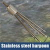 tieedhfu 5-Prong Fishing Spear Spearhead Fork Harpoo Pole Incisive Head