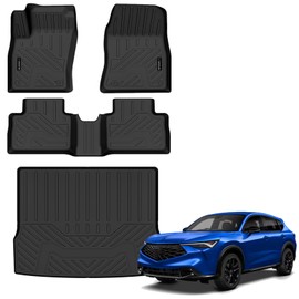 Auxko All Weather Floor Mats Cargo Mat for 2025 Acura ADX TPE Liners Accessories Guard Odorless Anti-Slip Floor Liners & Trunk Liner for 2025 Acura ADX