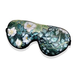 100% Natural Mulberry Silk Eye Mask for Sleeping with a Travel Pouch, Both Sides Organic Silk, Adjustable Eye Mask for Women, Comfortable and Super Soft Eye mask Ultimate Sleeping aid