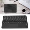 10in Wireless Bluetooth Touchpad Keyboard Retro Round Keycap Ergonomic Magnetic