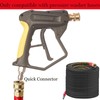 GDHXW Short Pressure Washer Gun with Quick Connection 5000PSI, Light