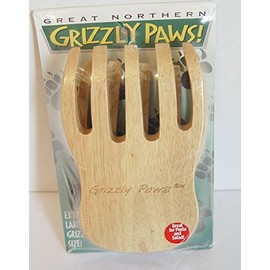 Wooden Grizzly Paws Salad and Pasta Server Great Northern Products