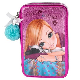 Depesche 6352 Top Model Friends Filled Pencil Case 3 Compartments Pink