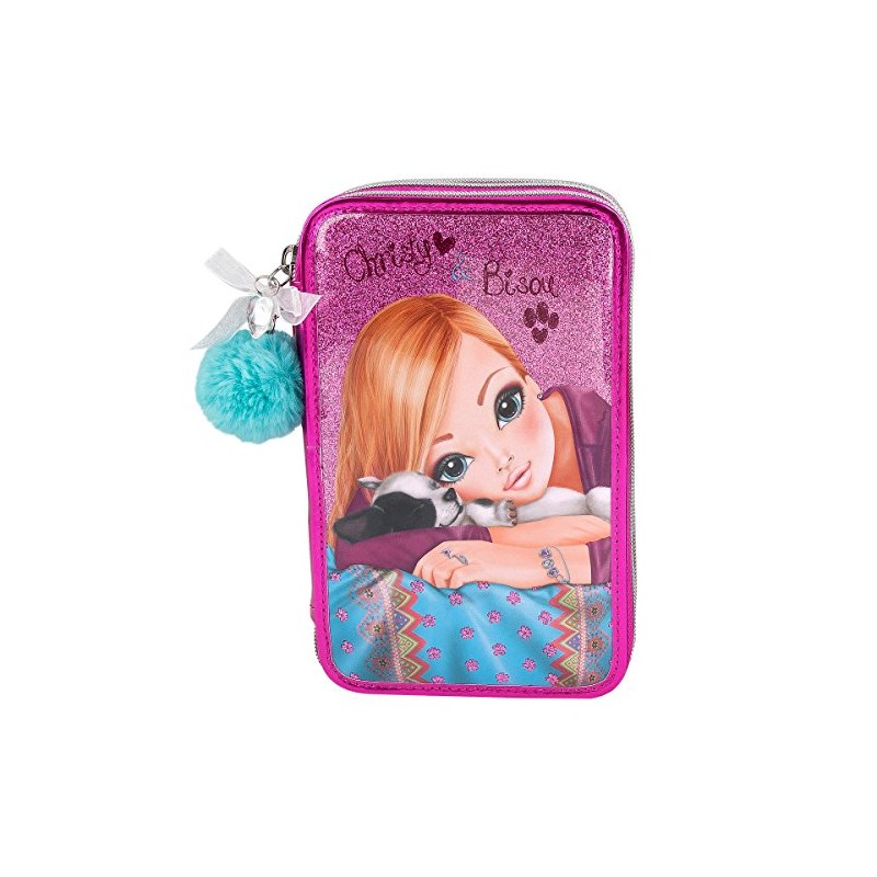 Depesche 6352 Top Model Friends Filled Pencil Case 3 Compartments