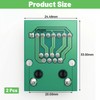Eldraqth 2 Pcs RJ45 Ethernet Single Female Connector Breakout Board