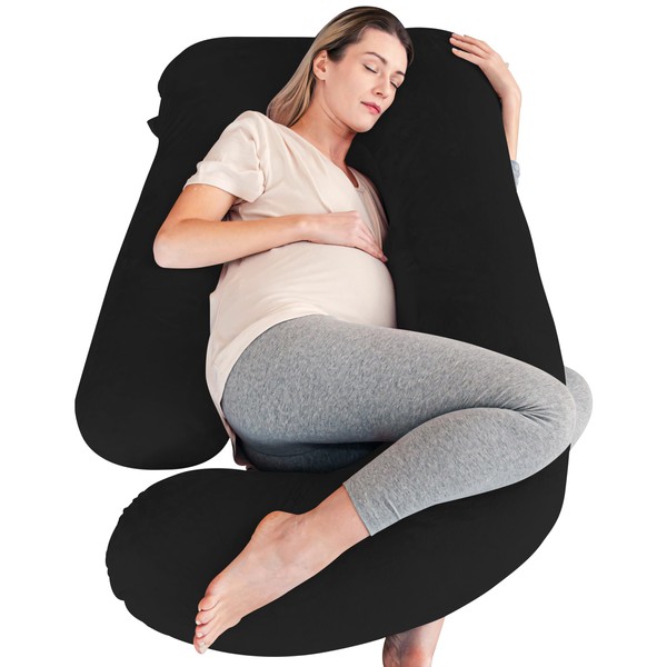 Cute Castle Pregnancy Pillows, Soft U-Shape Maternity Pillow with Removable