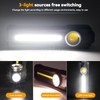 AUTOXBERT 1500LM LED Work Light Rechargeable Flashlights with Magnetic Base,