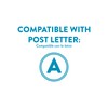 Architectural Mailboxes Parsons Medium Capacity, Plastic Post Mount Mailbox, Black
