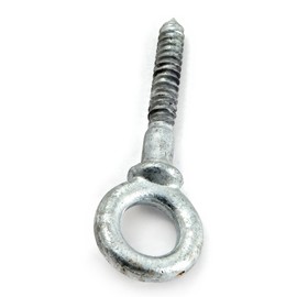 Forney 61369 Screw Eye Bolt Shoulder, Hot Dipped Galvanized, 1/2-Inch-by-3-1/4-Inch Overall Length