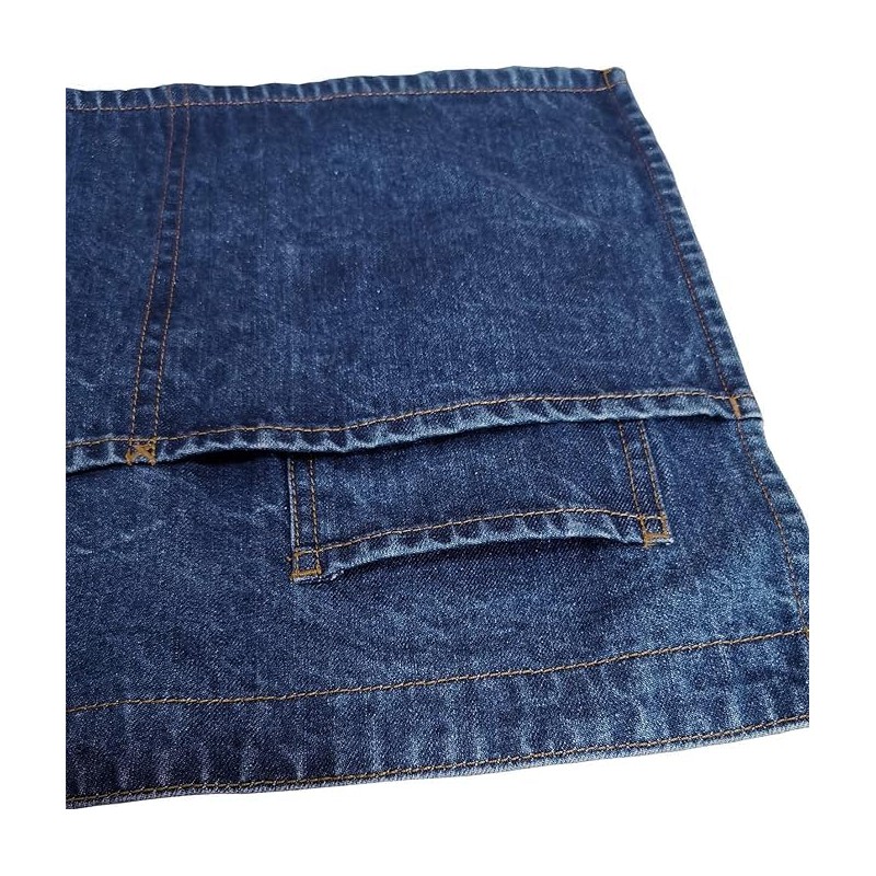 Aiden Brothers 100% Cotton Denim Waist Apron with Zipper Pocket