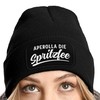 MoonWorks® Women's Beanie with Patch They See Me Aperollin Knitted