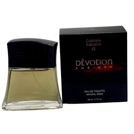 GABRIELA SABATINI DEVOTION FOR MEN 50 ML  EDT SPRAY RARE NEW NO SEALED RARE