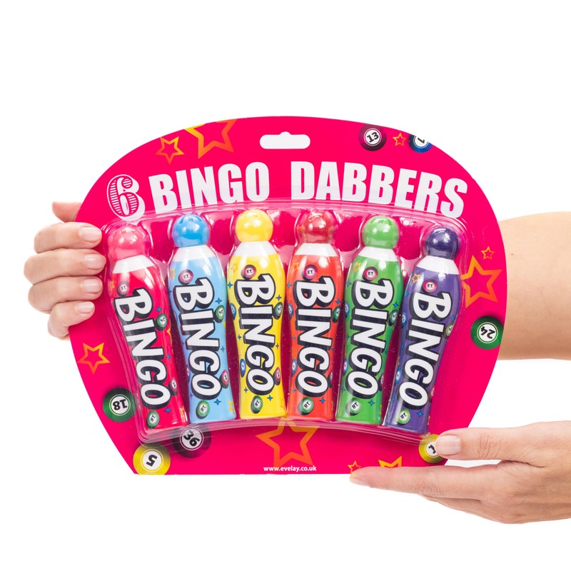 evelay Bingo Dabbers Pack of 6 | Mixed Colour Felt