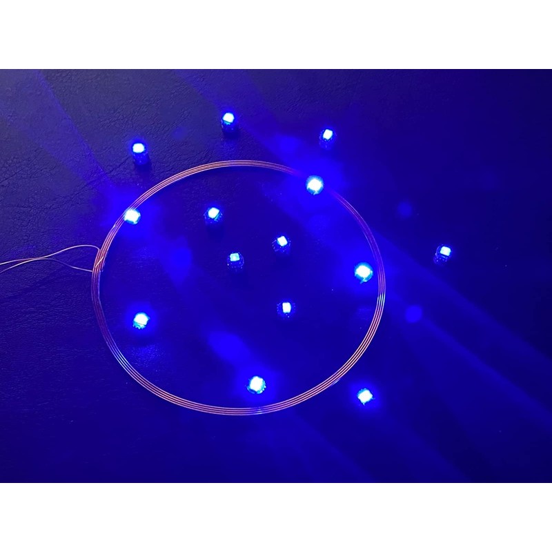 Taidacent 80mm Remote 5V Wireless LED Coil and 10PCS Colorful