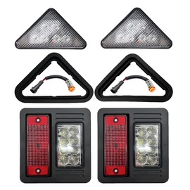 AGP.1978 LED Headlight Kit Rear LED 12V Compatible With Bobcat 751 753 763 773 863 864 873 883 963 A220 A300 S130 S150 S160 S175 S185 S205 S220 S250 S300 S330 T140 T180 T190 T200 T250