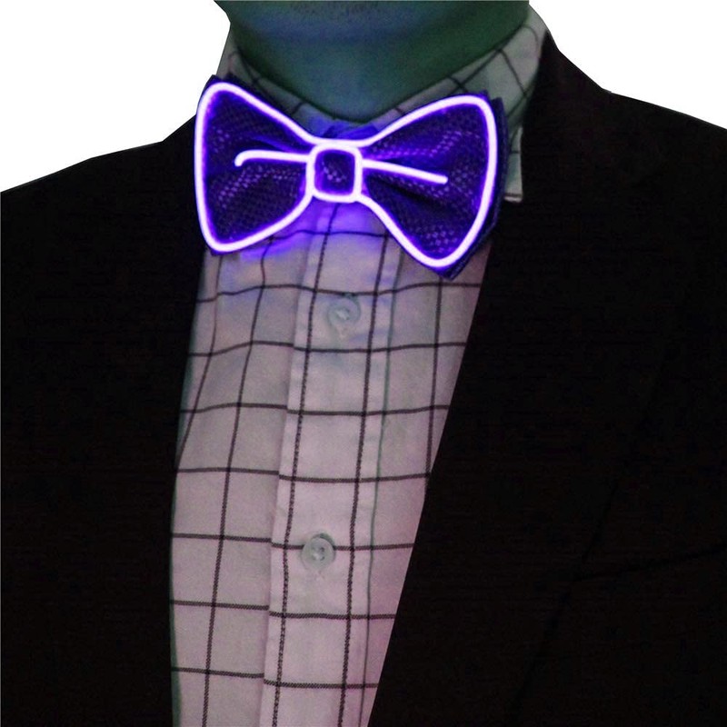 [YUANT] LED Bow Tie LED Light Up Bow Tie Luminous
