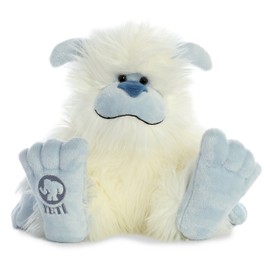 Aurora® Mysterious Fantasy Yeti Stuffed Animal - Mythical Charm - Imaginative Adventures - White 12.5 Inches