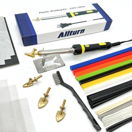 Allturn 110V-100W Plastic Welder, Plastic Welding Repair Iron Kit for Car Bumper Dashboard Kayak Canoe Tank Repairs.