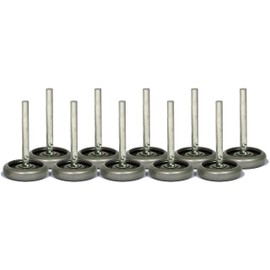 Steel Garage Rollers - 3" with 10 ball-bearings (10-pack)
