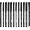 Too Copic Multiliner, Black, 0.03 inches (0.8 mm), Bulk Purchase