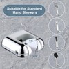 BRIGHT SHOWERS Shower Head Holder Wall Mount, Adjustable Handheld Shower