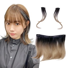 AQUADOLL wgt818-B-PBE Wig Inner Point Collar One-Touch Clip Extensions Bob PBE. Pale Beige