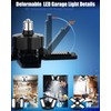 HAPYLUMI Garage Lights 2 Pack - 120W 12000LM 6500K LED